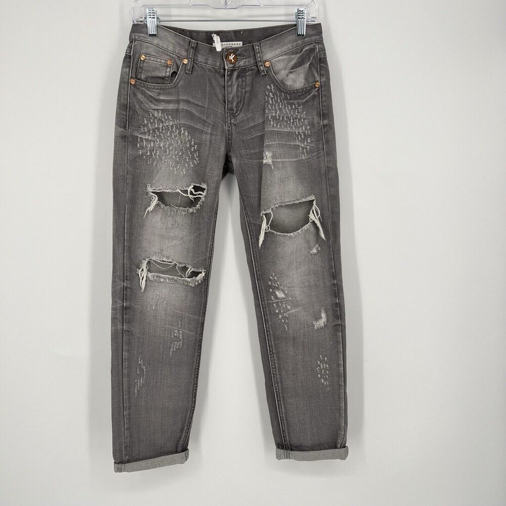 One X One Teaspoon Size 24 Jeans Awesome Baggies Boyfriend Distressed Womens